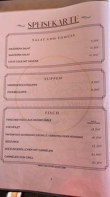 Menu photo 2 Saavedra Morro Jable, GC