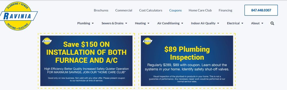 Slide of Ravinia Plumbing