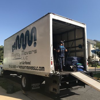 Mighty Movers - Loading the truck - Movers Near Me - Herndon, Virginia