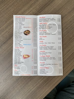 Menu photo 5 Honest Indian Restaurant  Sharonville, OH