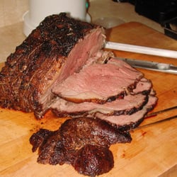 Paul's at Oakland Church - Prime Rib on the Friday Night Buffet table