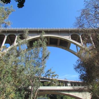 Lower Arroyo Seco Recreation Area - Colorado Boulevard Bridge once known as Suicide Bridge. - Parks Near Me - Pasadena, California Lower Arroyo Seco Recreation Area - Colorado Boulevard Bridge once known as Suicide Bridge. - Parks Near Me - Pasadena, California