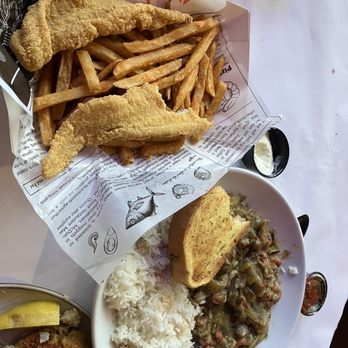 Mr. Crabby’s - Uneaten food.  The bread was so bad both my daughter and I had to spit it out. - Seafood Near Me - San Antonio, Texas