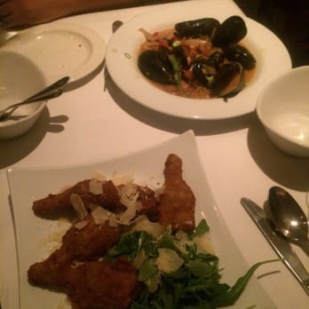 Vienna Wine Bar - Appetizer on special the night we went: mussels & pork bellies - Wine Bars Near Me - Davie, Florida