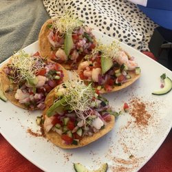 Green Demon - Ceviche tostadas