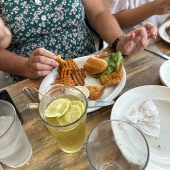 Harborside - Fried shrimp and blackened fish sandwich - Seafood Near Me - Winter Haven, Florida Harborside - Fried shrimp and blackened fish sandwich - Seafood Near Me - Winter Haven, Florida