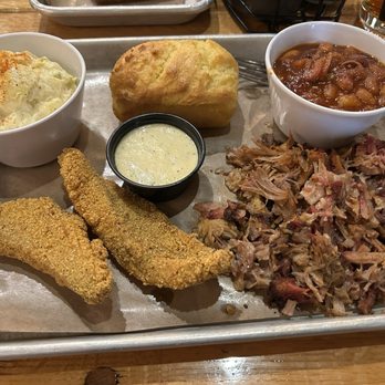 Clark Crew BBQ - That catfish was a delicious surprise, but everything is always great here - Barbeque Near Me - Oklahoma City, Oklahoma Clark Crew BBQ - That catfish was a delicious surprise, but everything is always great here - Barbeque Near Me - Oklahoma City, Oklahoma