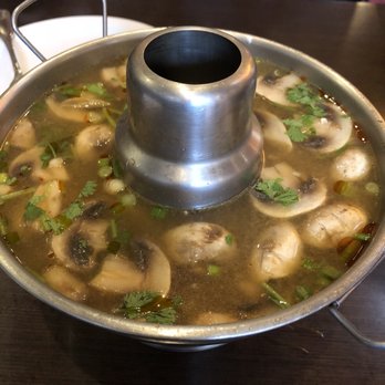 Swaddee Thai - Chicken Tom Yum soup. Was our favorite dish - Thai Near Me - Flagstaff, Arizona