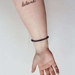 Beloved in my mom's handwriting done by Leo