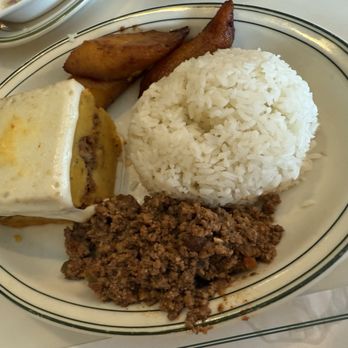 Versailles - Chef special: plantain cake - Cuban Near Me - Miami, Florida Versailles - Chef special: plantain cake - Cuban Near Me - Miami, Florida