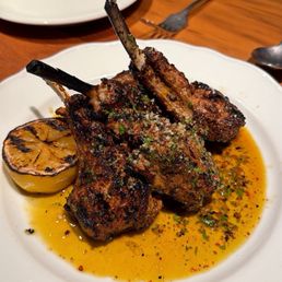HARISSA GRILLED LAMB CHOPS HARISSA GRILLED LAMB CHOPS