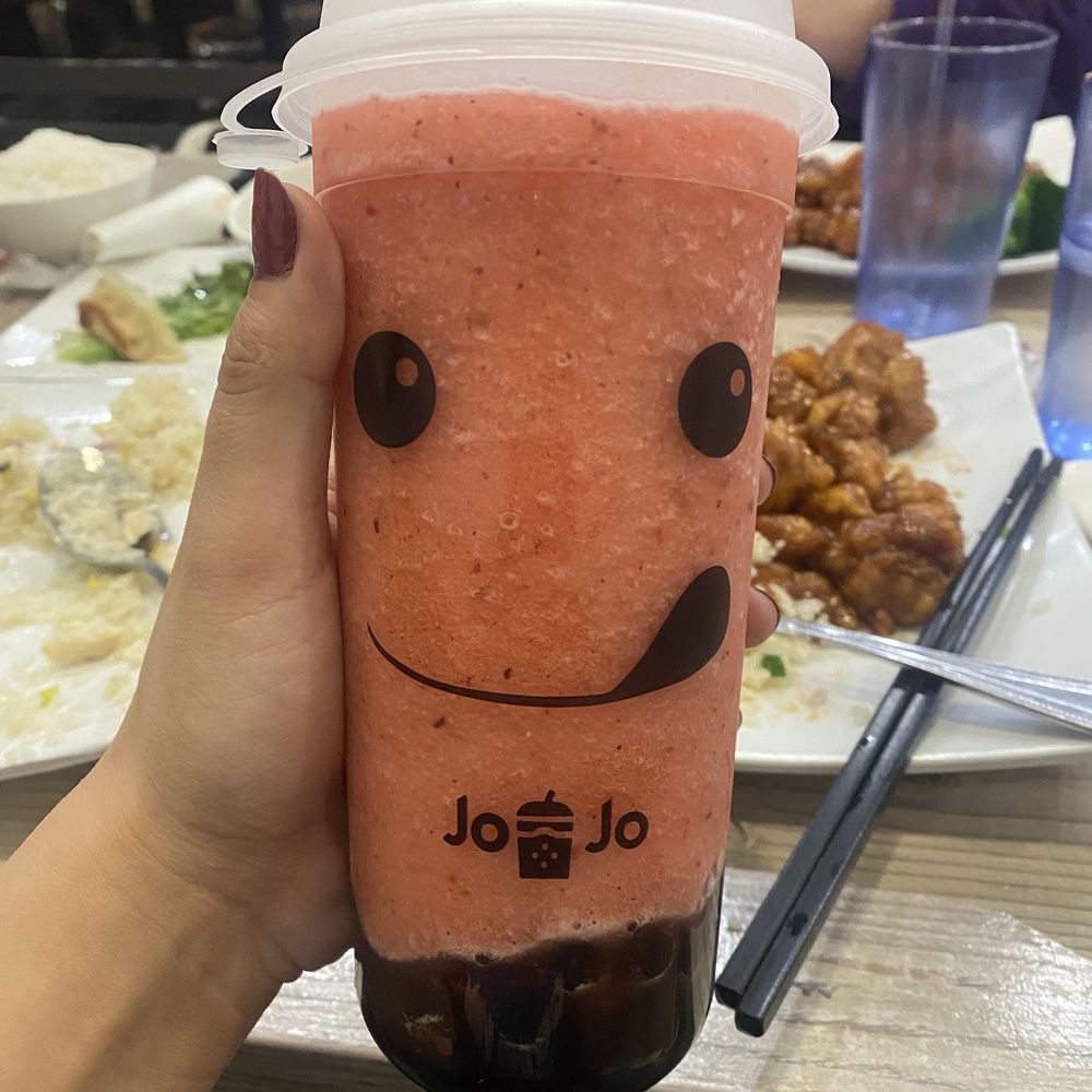 their specialty drink with dragonfruit and raspberry with tapioca their specialty drink with dragonfruit and raspberry with tapioca