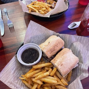 Fire and Food - Hawaii 5-0 Chicken Sandwich and the French Dip - Greek Near Me - Milton, Florida Fire and Food - Hawaii 5-0 Chicken Sandwich and the French Dip - Greek Near Me - Milton, Florida
