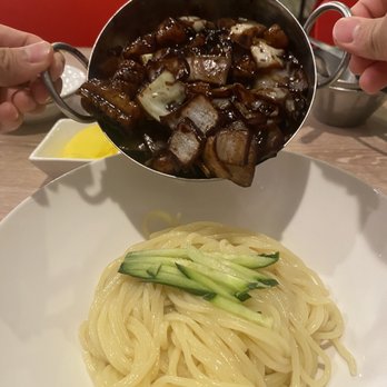 Chai Lan - Double Serving of Seafood Black Bean Noodles 4/5 Satisfies any Black Bean Craving you have - Chinese Near Me - Irvine, California