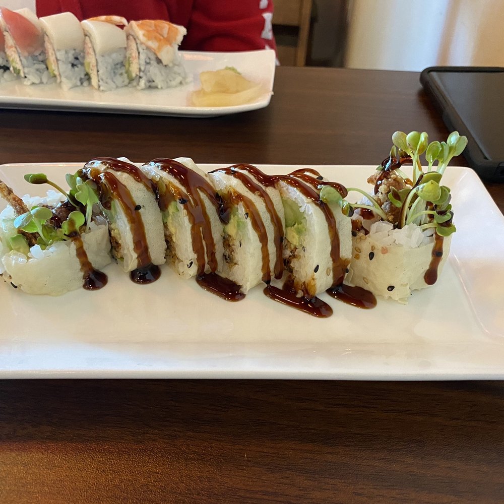 Spider roll and rainbow roll Spider roll and rainbow roll