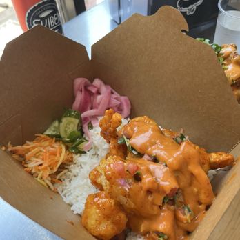 Ekiben - spicy walnut shrimp bowl - Asian Fusion Near Me - Baltimore, Maryland