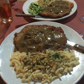 Europa - Jäger schnitzel and spätzle - Modern European Near Me - Black Diamond, Washington