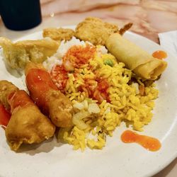 Hong Kong Buffet - The picture looks better than it tasted based on my plating I think lol