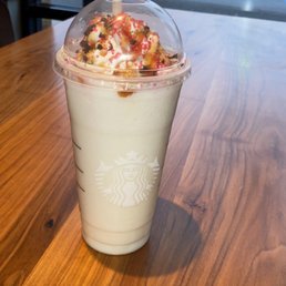 Toasted white chocolate cream frappucino - venti