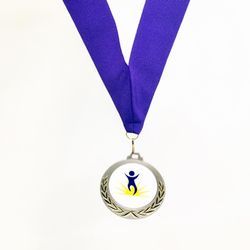QUICK SHIP Medal option. Great for custom logos!