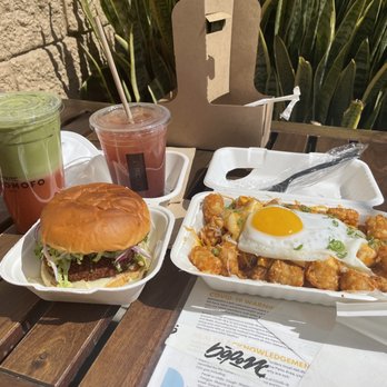 Bopomofo Cafe - Honey walnut shrimp burger and mapo tots. - Bubble Tea Near Me - San Gabriel, California Bopomofo Cafe - Honey walnut shrimp burger and mapo tots. - Bubble Tea Near Me - San Gabriel, California