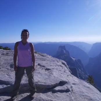 Cloud's Rest - Summit of CL with Half Dome behind me. - Hiking Near Me - Yosemite, California Cloud's Rest - Summit of CL with Half Dome behind me. - Hiking Near Me - Yosemite, California