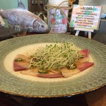 1054Togoshi - Yellowtail carpaccio - Sushi Bars Near Me - Kihei, Hawaii