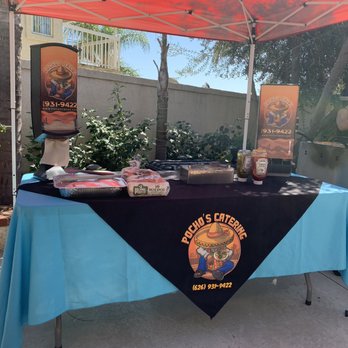 Pocho's Tacos - Setup for my son's birthday - Caterers Near Me