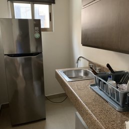 Kitchenette (not pictured - microwave)