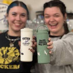 Fetch Coffee Roasters - Our new travel mugs will keep your coffee hot for hours and are ceramic coated so your coffee tastes like coffee not the cup!