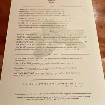 Sweet Basil - Menu - New American Near Me - Vail, Colorado