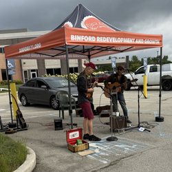 Binford Farmers Market - Band was playing