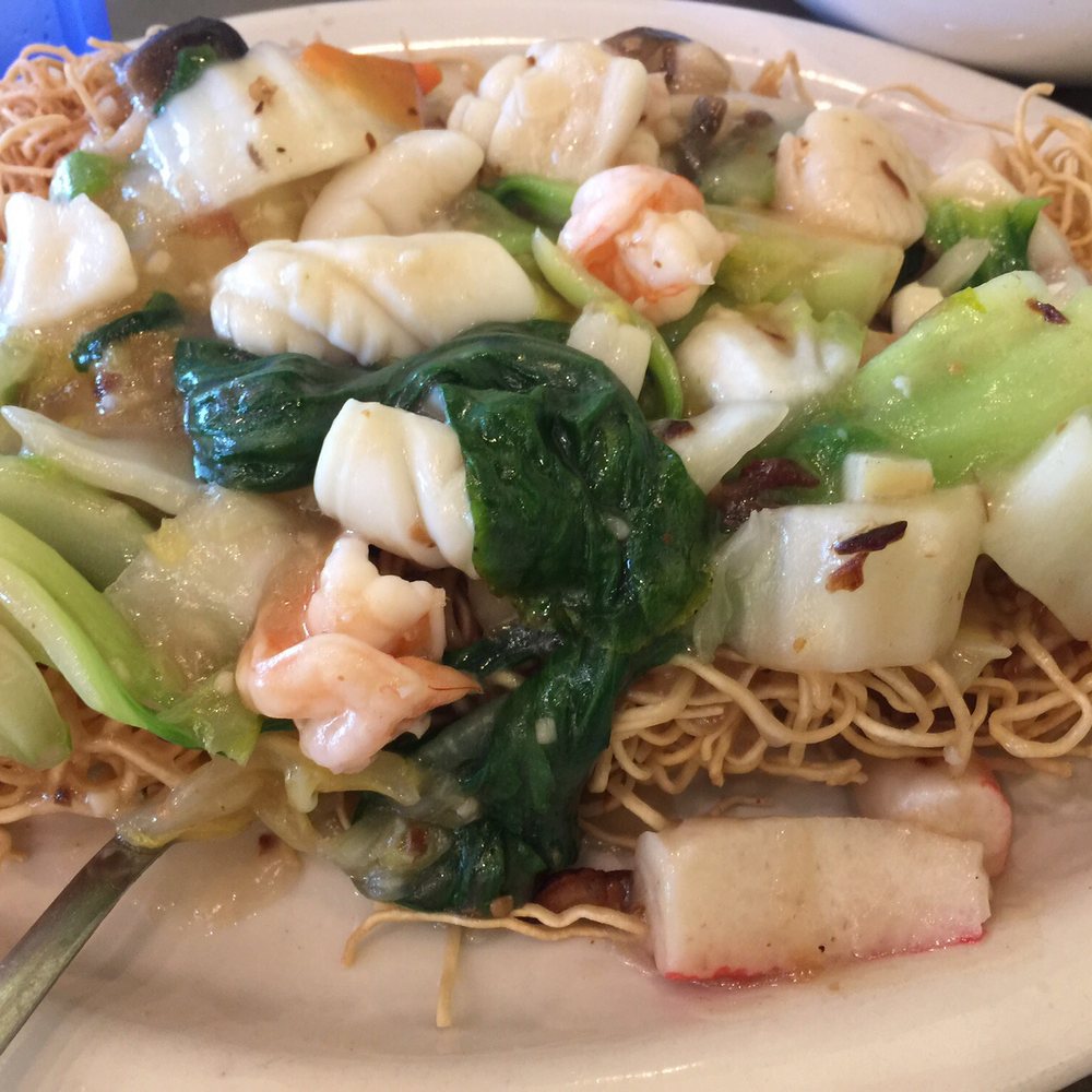 First Chinese Barbecue - Seafood crispy noodle - Barbeque Near Me - Austin, Texas First Chinese Barbecue - Seafood crispy noodle - Barbeque Near Me - Austin, Texas