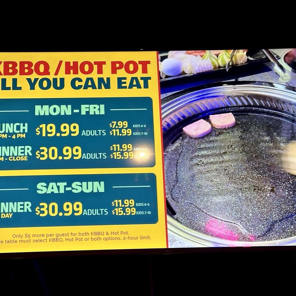 KPOT Korean BBQ & Hot Pot - Food Menu - Korean Near Me - Laurel, Maryland