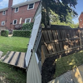 B.Hernandez Landscape - Before/after of the shed entrance - Landscaping Near Me B.Hernandez Landscape - Before/after of the shed entrance - Landscaping Near Me