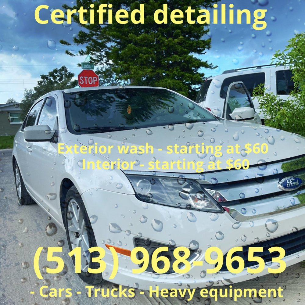 CERTIFIED DETAILING Updated April 2024 Mason, Ohio Auto Detailing