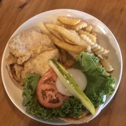 Big Man's Cafe - Fried Chicken Breast Sandwich with Fries