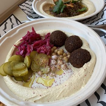 Baba’s - Falafelicious Bowl and Hummus Bi Lahme Bowl - Middle Eastern Near Me - Minneapolis, Minnesota