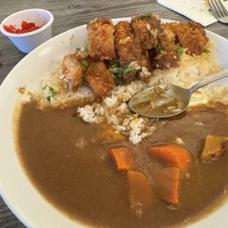 Curry with chicken Katsu Curry with chicken Katsu