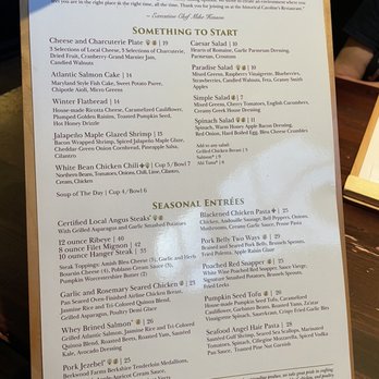 Caroline's Restaurant - Menu - New American Near Me - Dubuque, Iowa