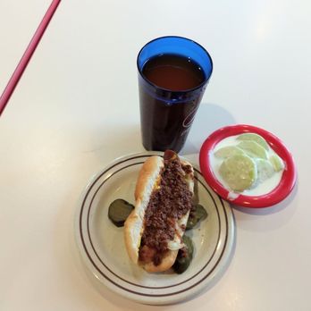 Tony Packo's - Original plus cucumber salad and a fountain beverage - Hot Dogs Near Me - Maumee, Ohio Tony Packo's - Original plus cucumber salad and a fountain beverage - Hot Dogs Near Me - Maumee, Ohio