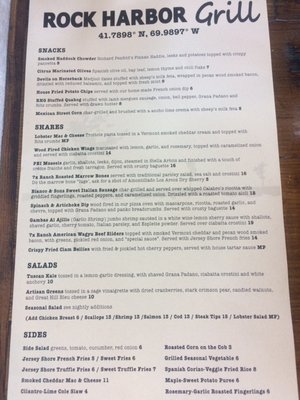 Menu photo 8 Rock Harbor Grill Orleans, MA