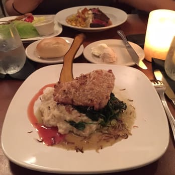 456 Fish - Cashew encrusted Mahi over creamy coconut risotto, guava reduction, and garlic spiked spinach - Seafood Near Me - Norfolk, Virginia
