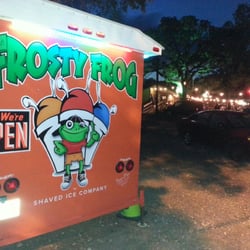 The Frosty Frog - Specializing in pickle dillys, mangonadas, plenty of gourmet creams, and ice-cream. We have a variety to choose from.