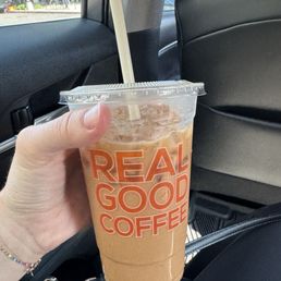 Iced vanilla oatmilk latte Iced vanilla oatmilk latte