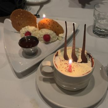 Off The Hook - Streaming Chocolate Latte and White Mousse/Praline dessert. - Seafood Near Me - Warrendale, Pennsylvania Off The Hook - Streaming Chocolate Latte and White Mousse/Praline dessert. - Seafood Near Me - Warrendale, Pennsylvania