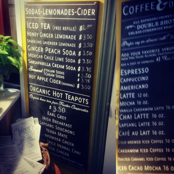 The Root Cafe - Drinks menu - Cafes Near Me - Little Rock, Arkansas The Root Cafe - Drinks menu - Cafes Near Me - Little Rock, Arkansas