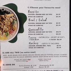 La Rural Mexican Grill - Menu