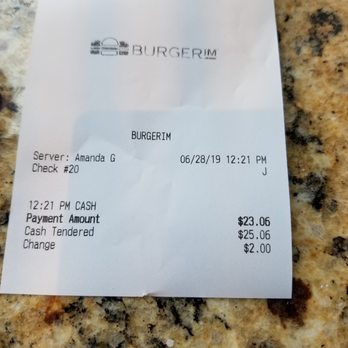 The Fusion Bar - receipt - Burgers Near Me - Warrington, Pennsylvania The Fusion Bar - receipt - Burgers Near Me - Warrington, Pennsylvania