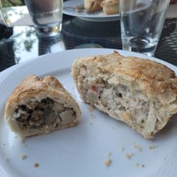 Victoria Pie Company - Chicken pot pie and sausage hand pie